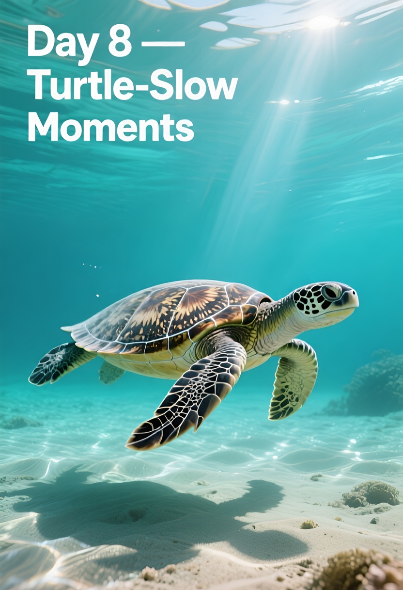 Day 8 — Turtle-Slow Moments