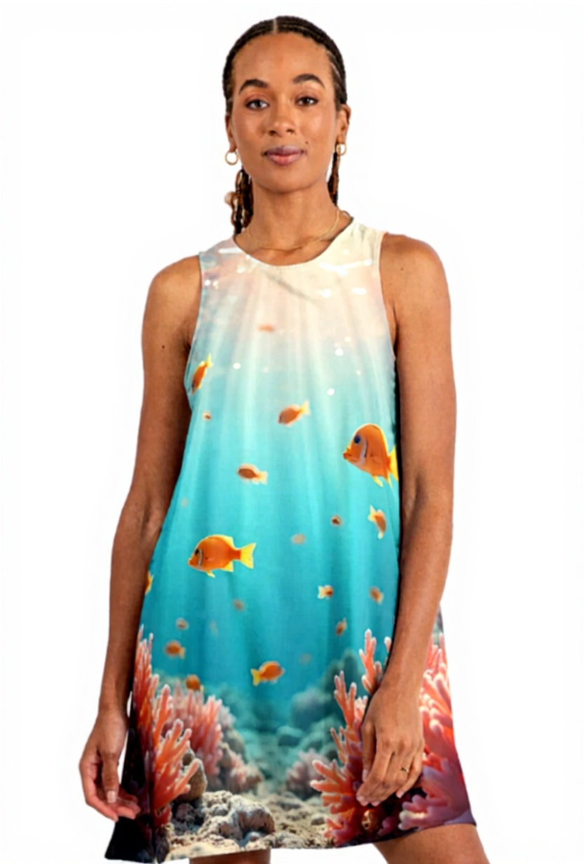 Reef Clarity Dress on Redbubble