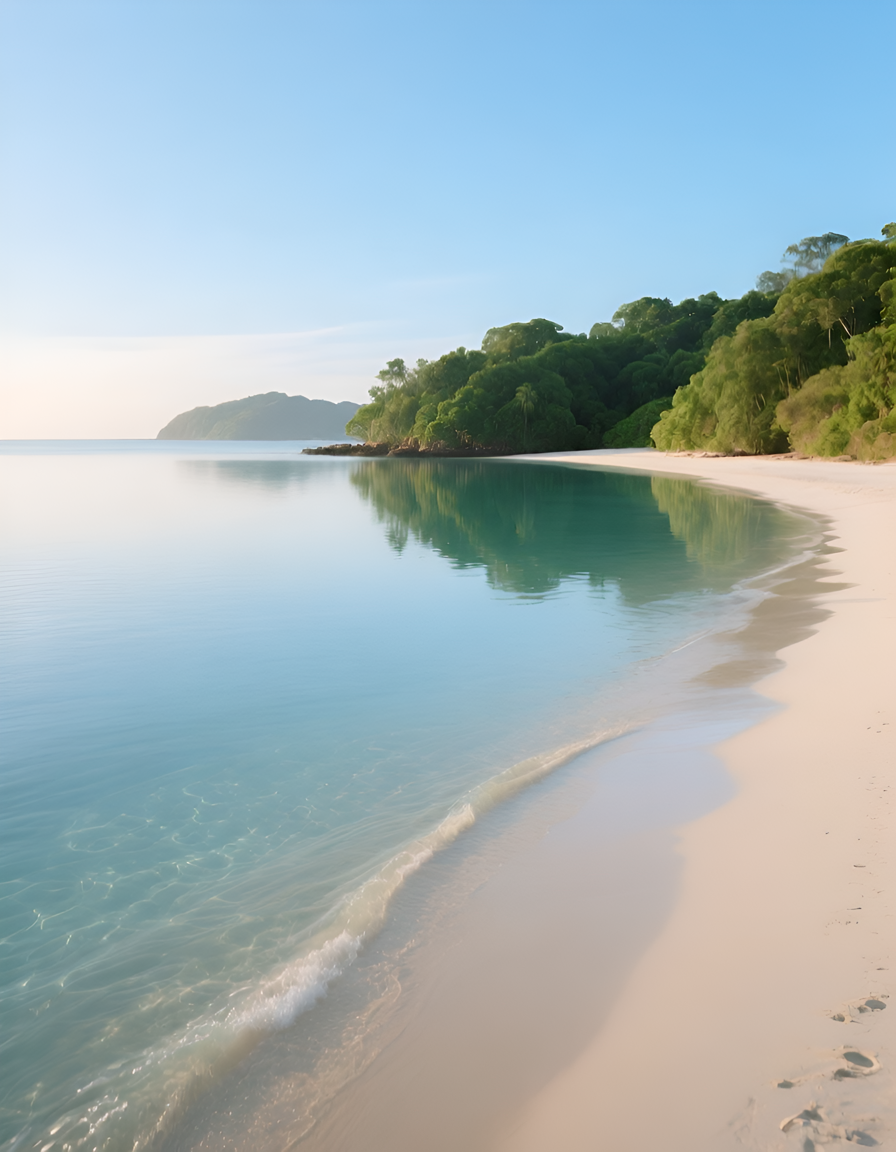 Island tropical bay