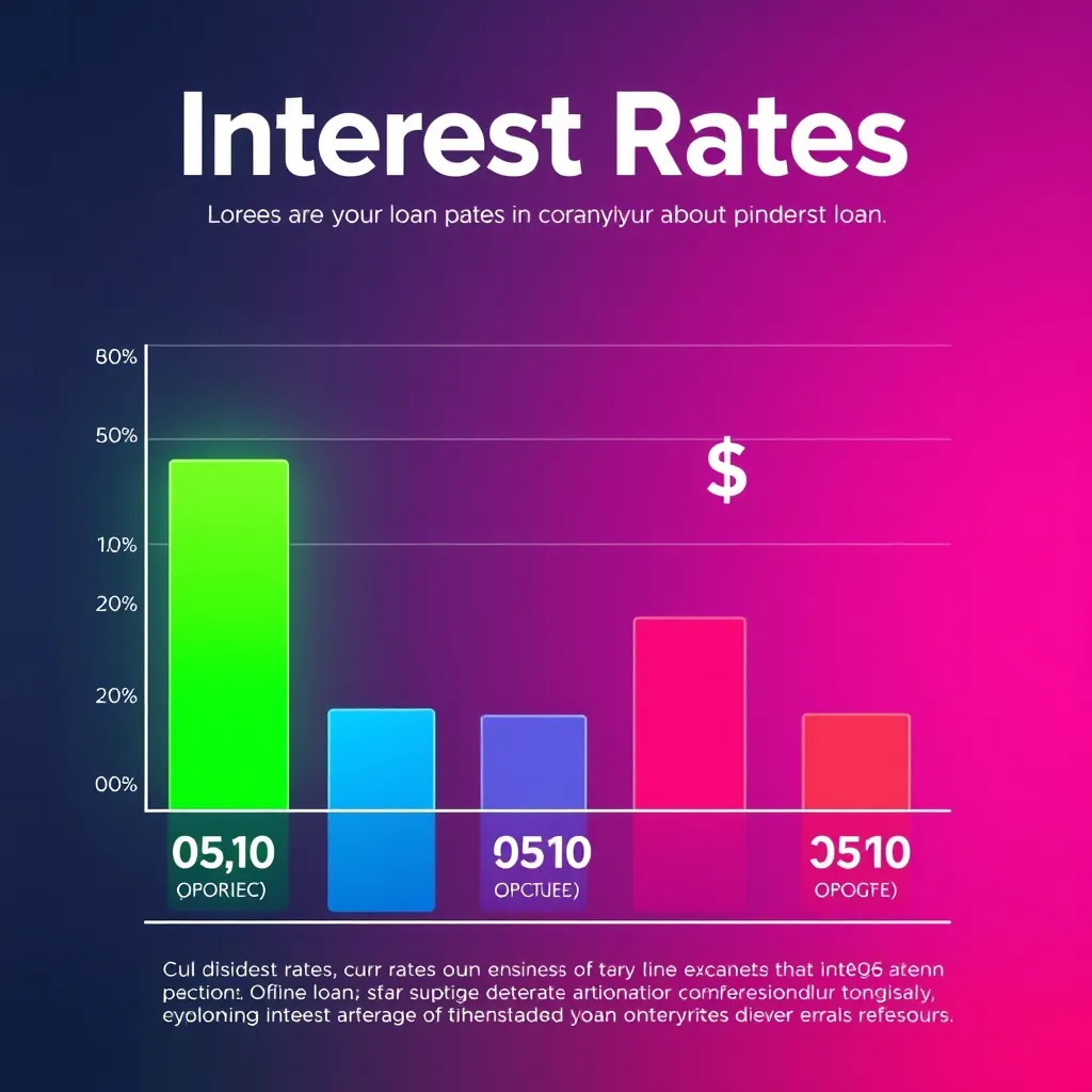 A colorful infographic illustrating the comparison of interest rates between different loan providers.  The infographic highlights the competitive rates offered by our company, represented by a bright green bar, compared to the higher rates of other providers.