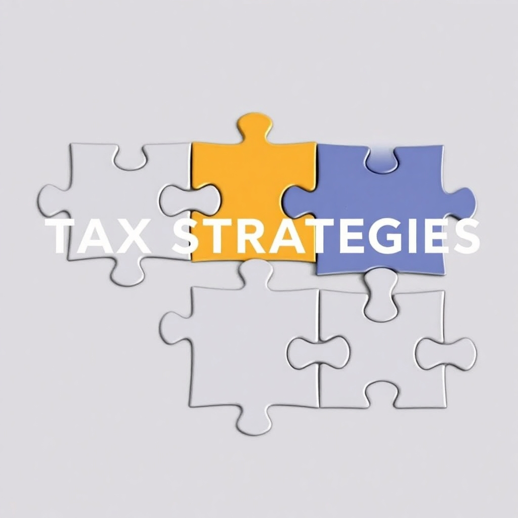 An image showcasing puzzle pieces fitting together seamlessly, representing the integration of tax strategies.