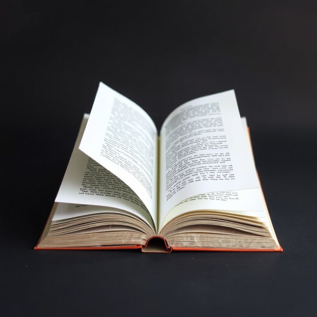 An open book, symbolizing transparency and honesty. Style: Honest and open.