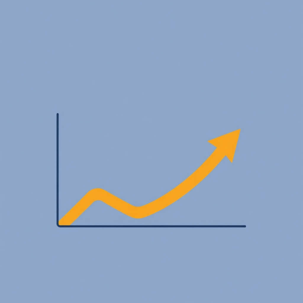 Create a stylized image of a graph showing a downward trend in interest rates, symbolizing savings and financial improvement. The color palette should be positive and encouraging.