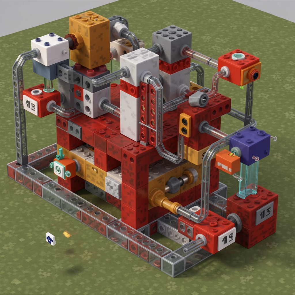 Minecraft redstone contraption