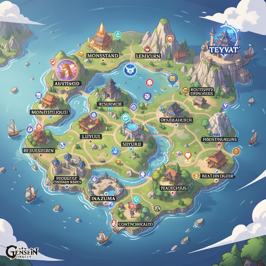 Genshin Impact interactive map
