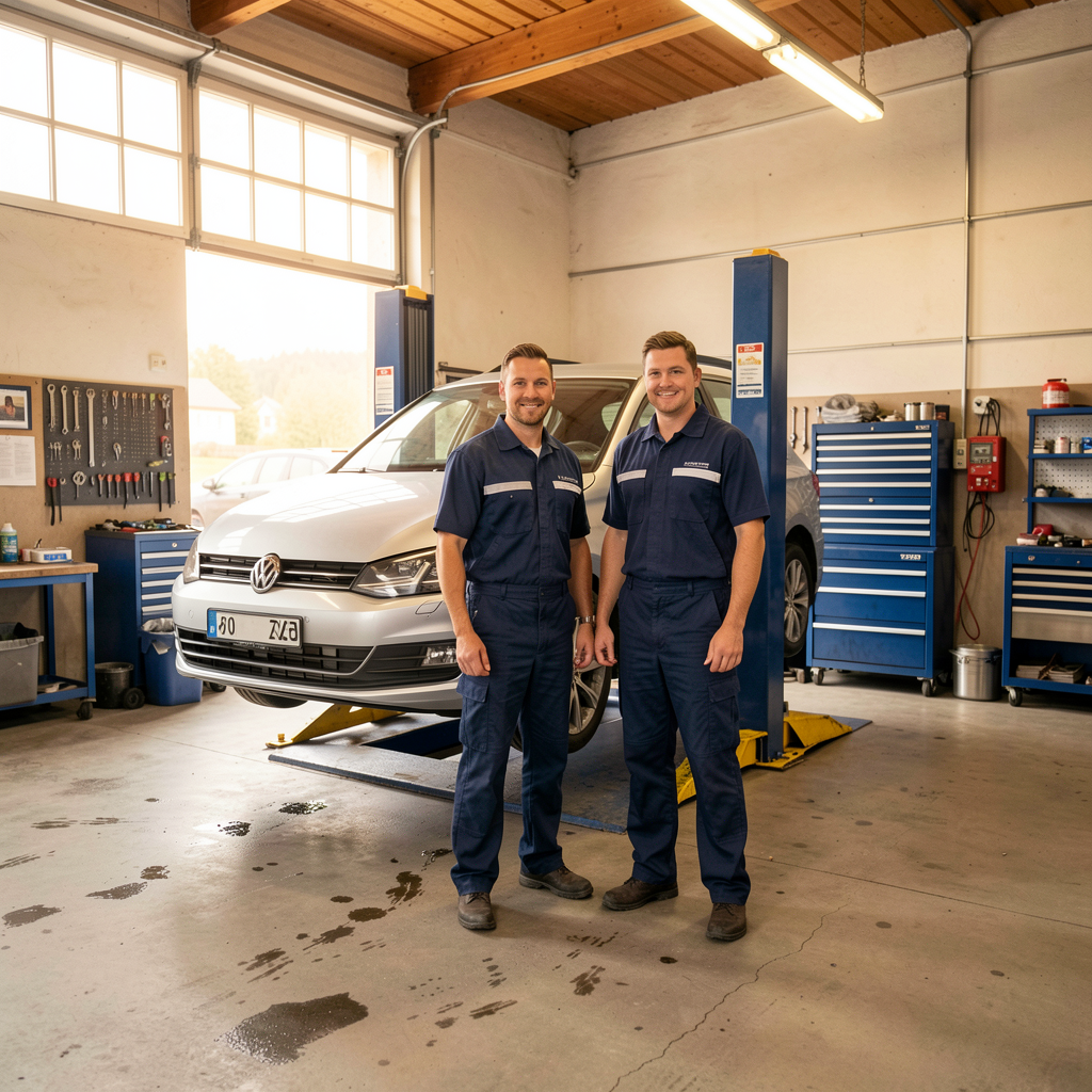 Unser Team in der Werkstatt Groitzsch