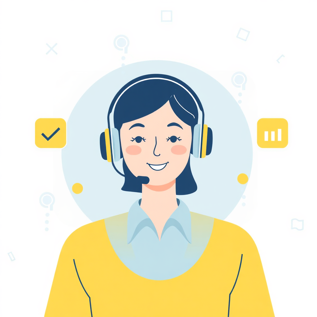Graphic representing dedicated customer support