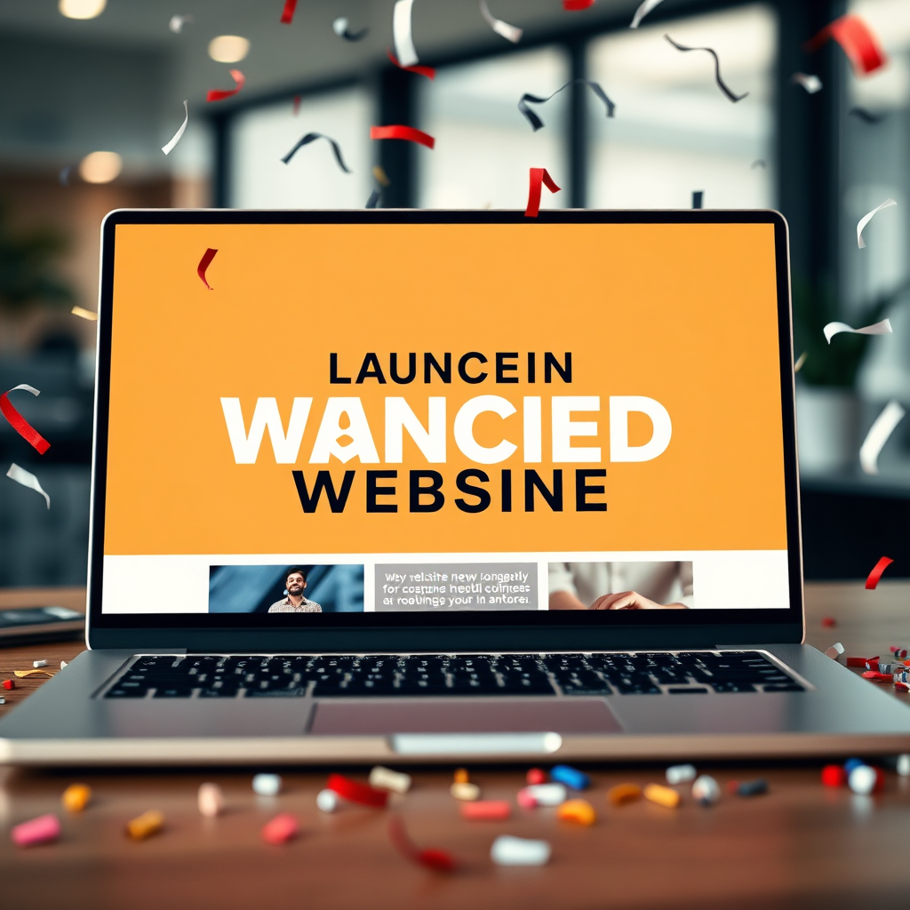 Website launch and deployment