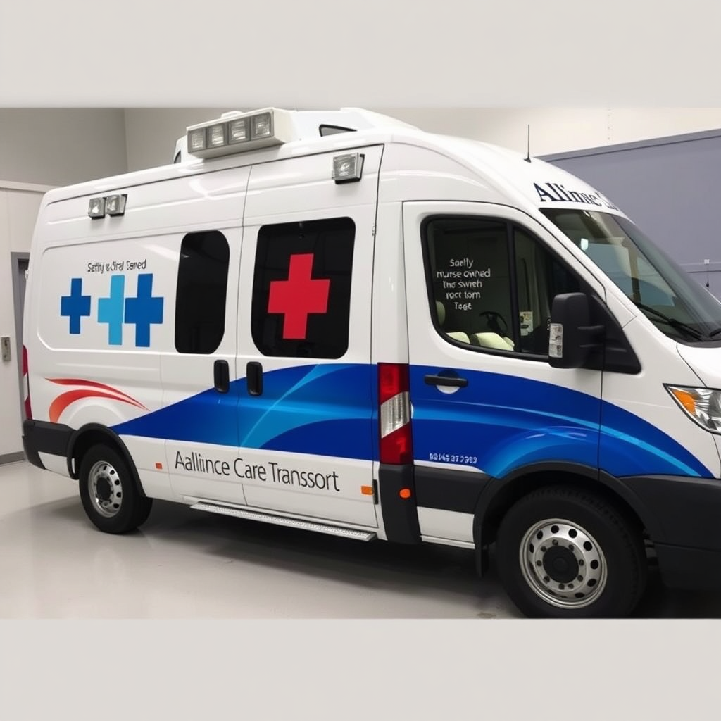 Alliance Care Transport branded van
