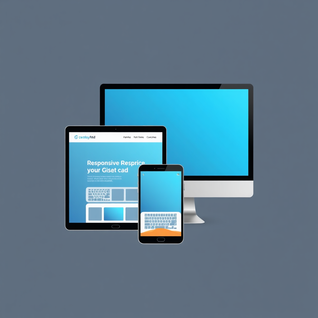 Responsive website design across devices