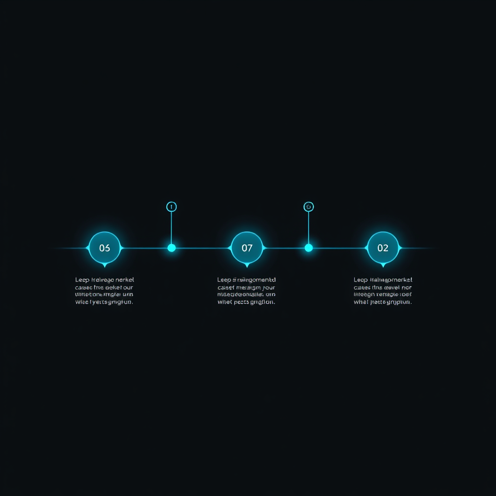 Process timeline graphic