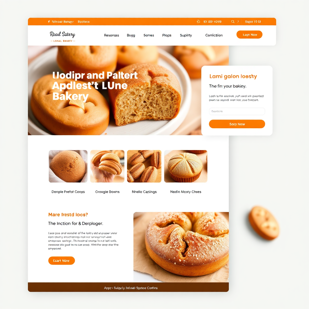 Local Bakery Website Design