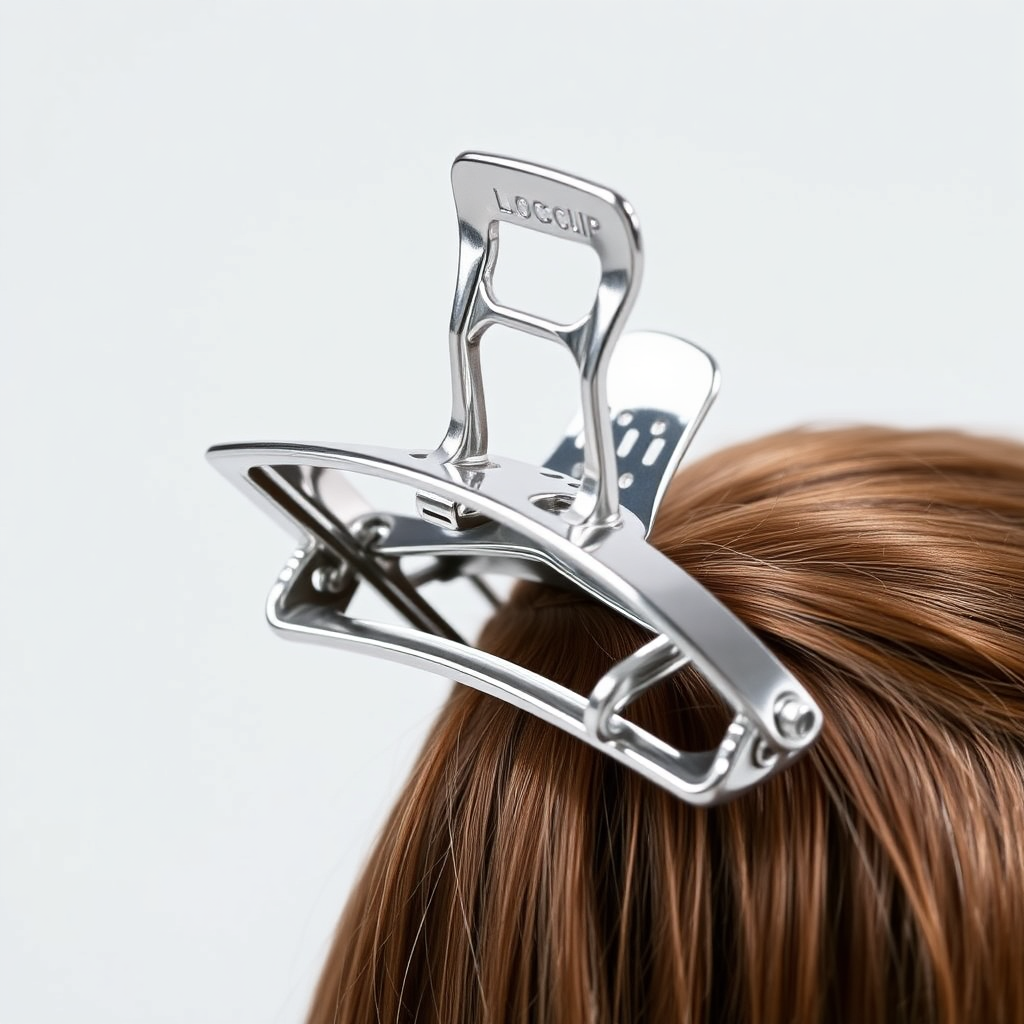 Locclip Base Barrette - Silver