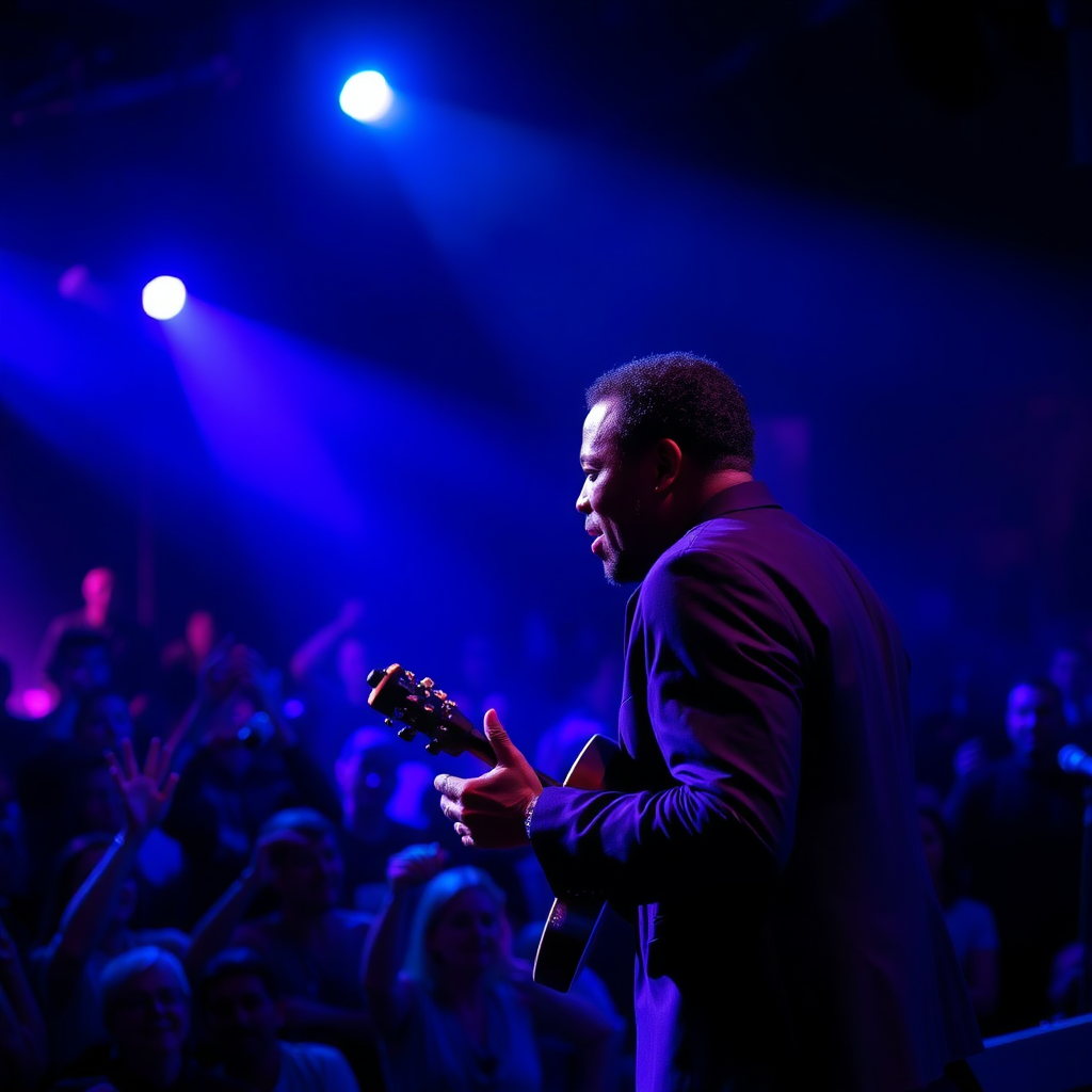 Julius King performing live