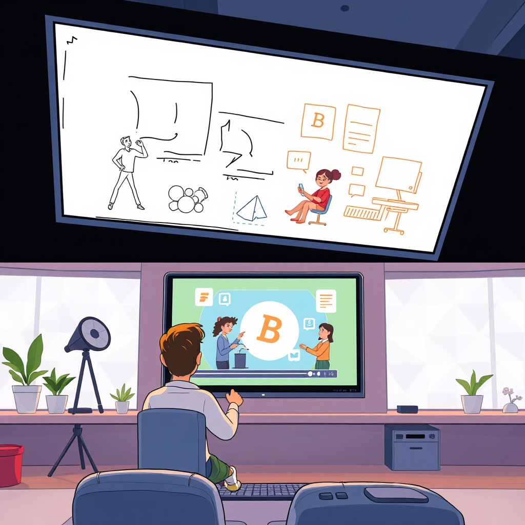 Explainer video creation process