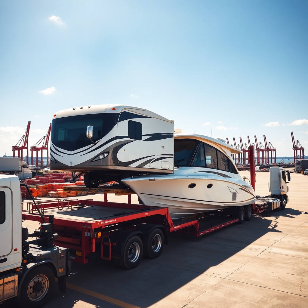 RV and boat transport