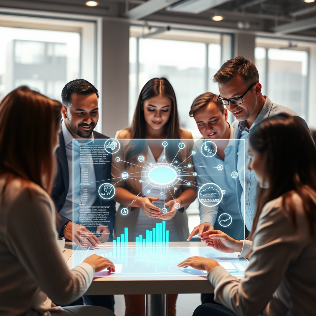 Altrix Systems team collaborating on technology solutions