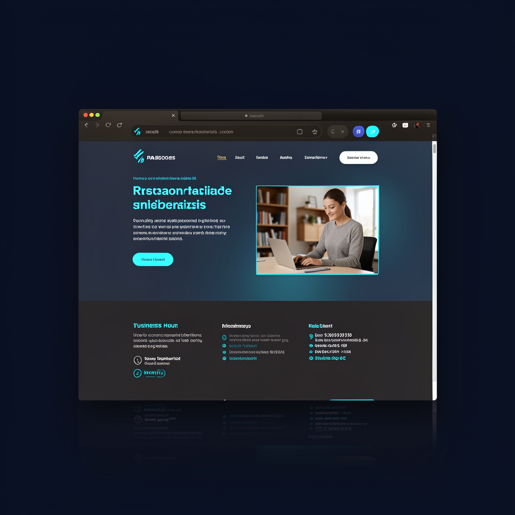 Business website after minor content updates