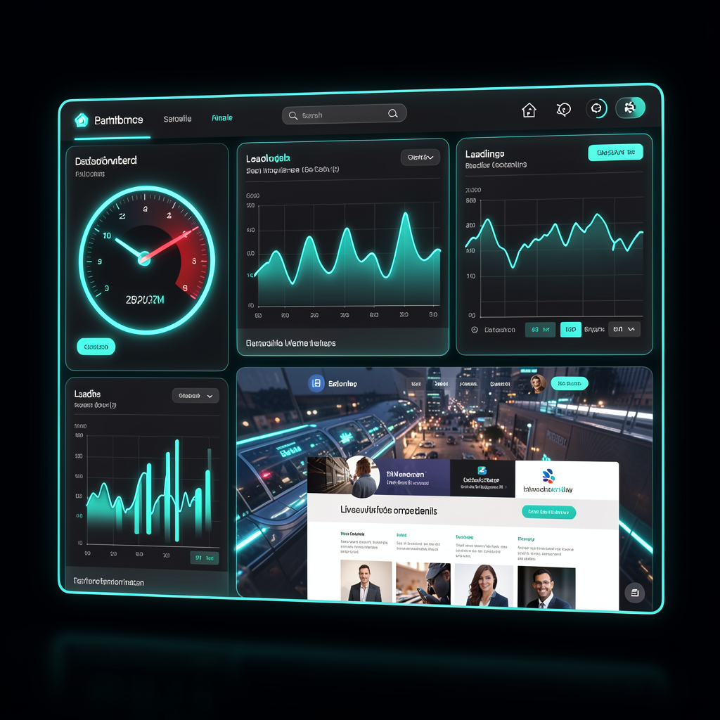 Performance dashboard visual