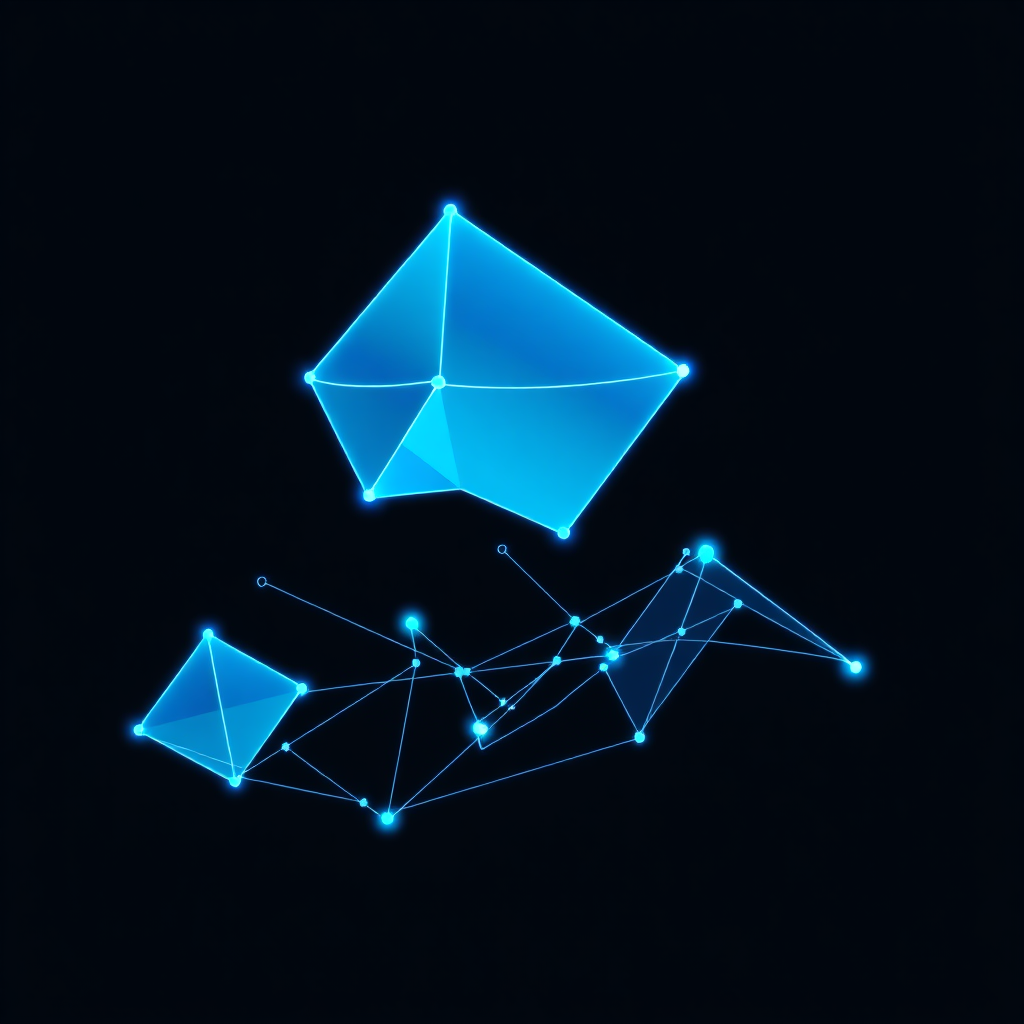 Digital Solutions Abstract Visualization