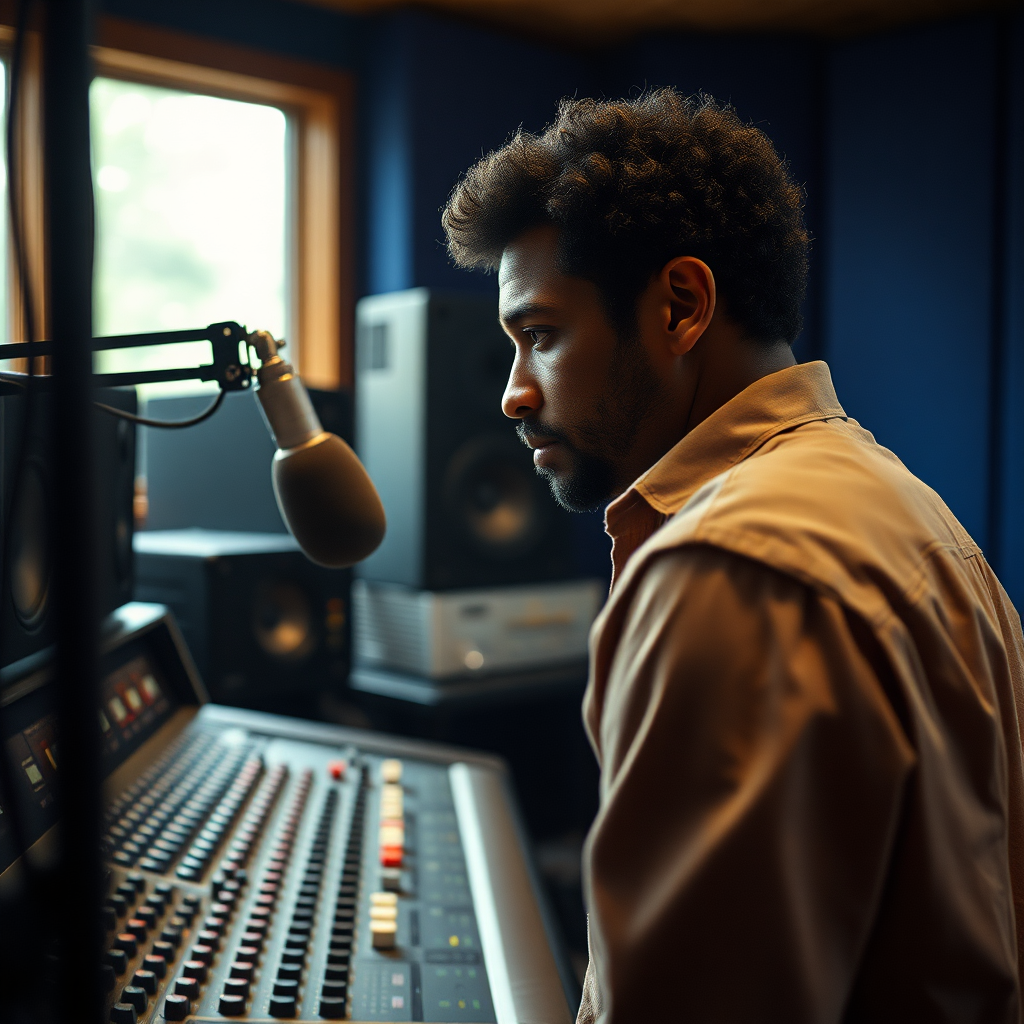 Julius King - In the Recording Studio