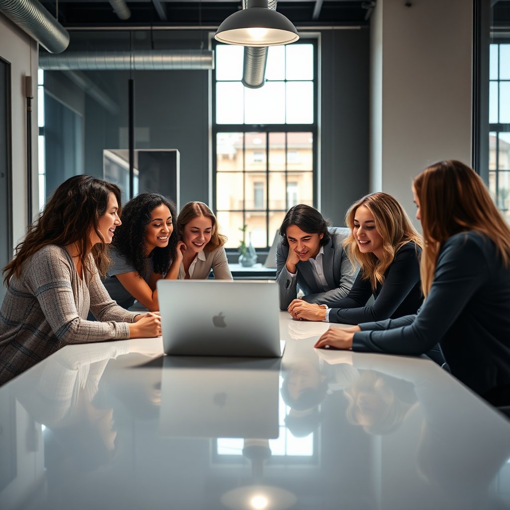 AVT Agency Team Collaborating