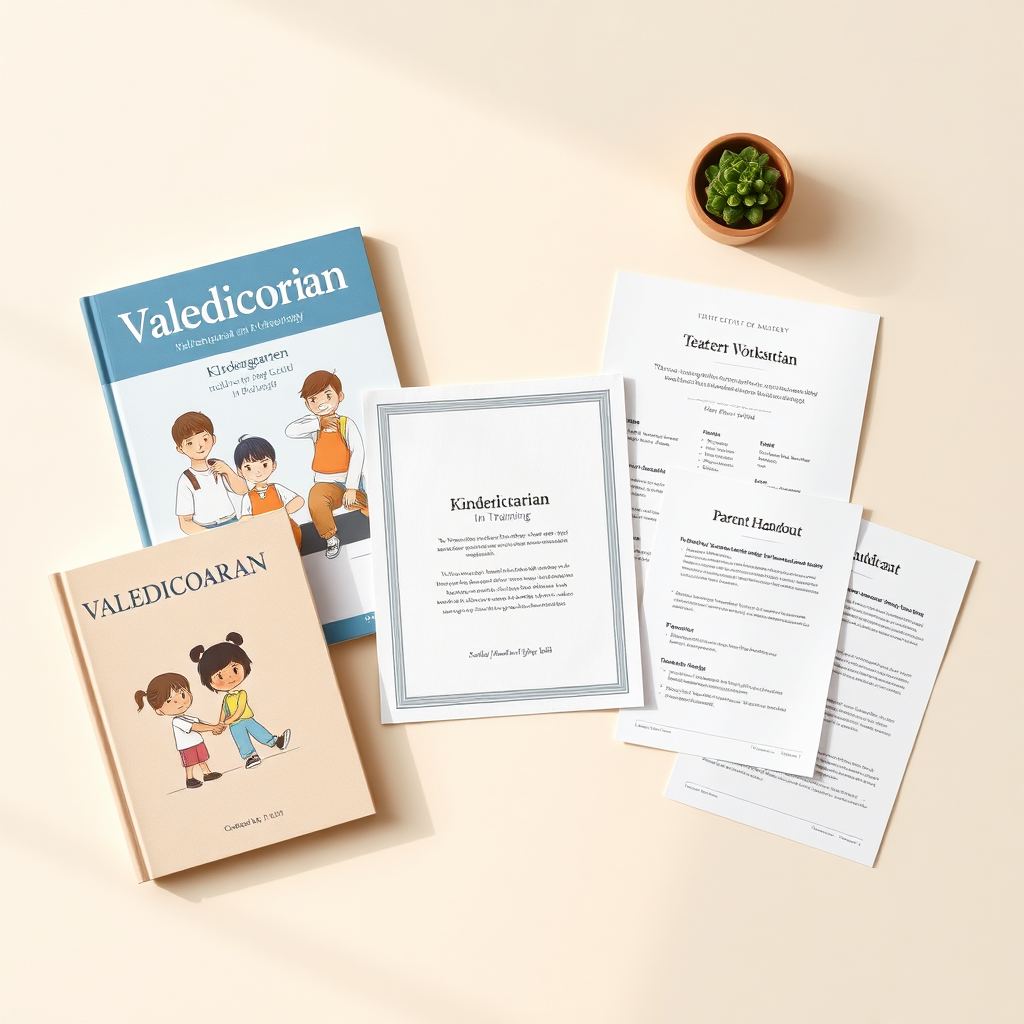 Program materials arranged neatly