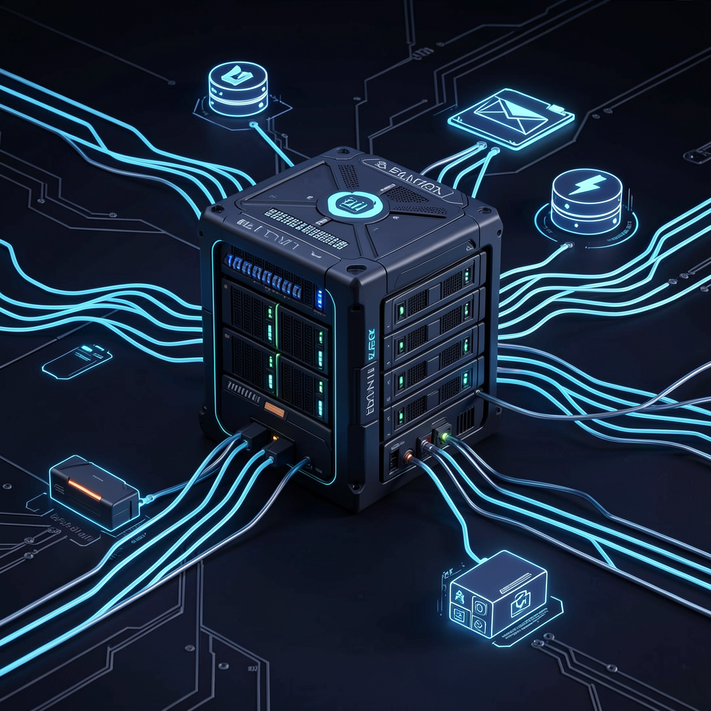 Visual of Web Application Server Connected Architecture