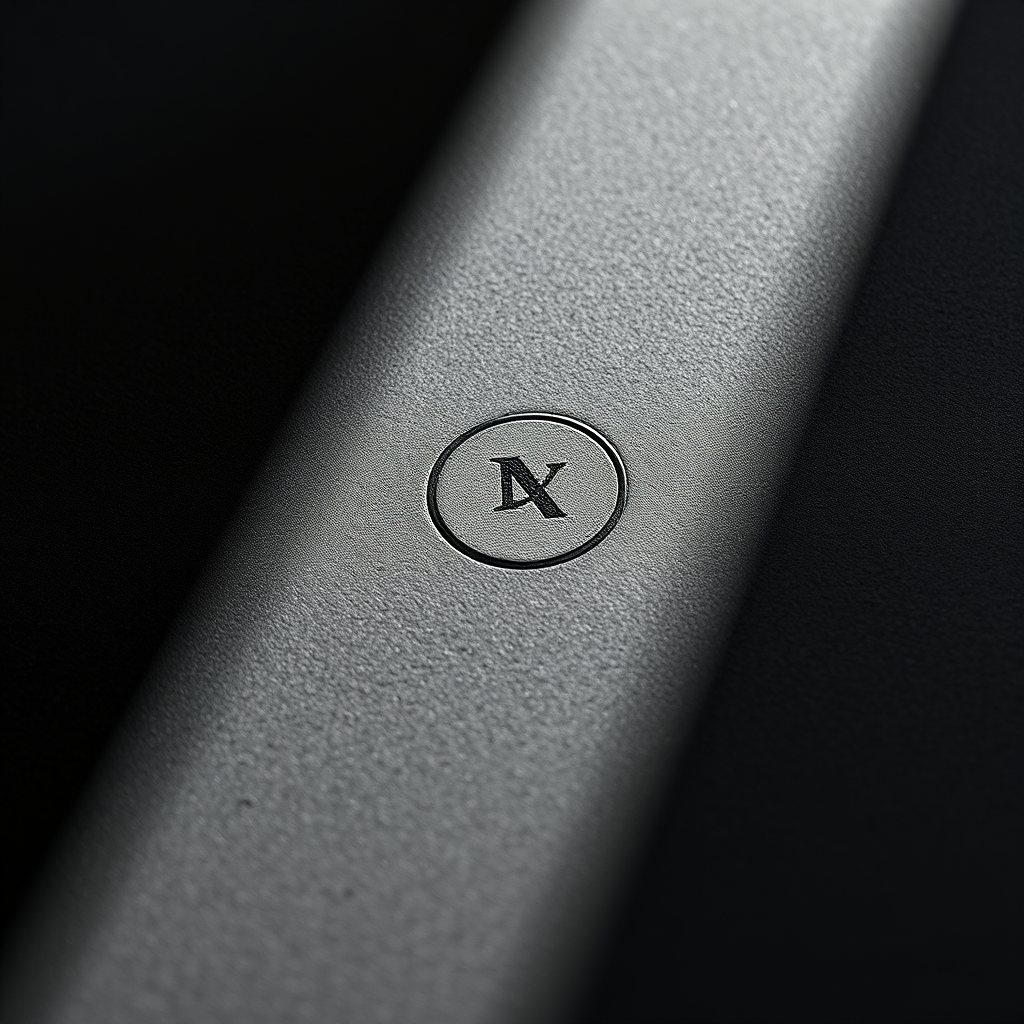 Embossed logo detail