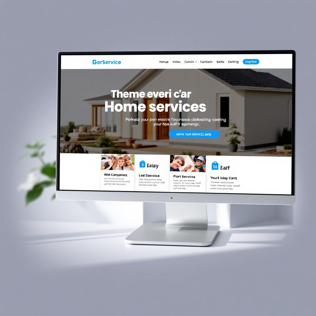 Home services website preview