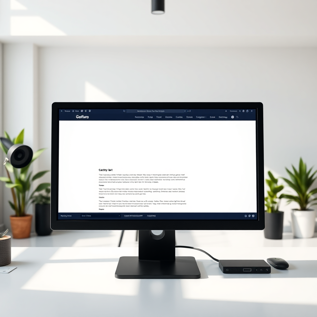 Modernized website design after redesign
