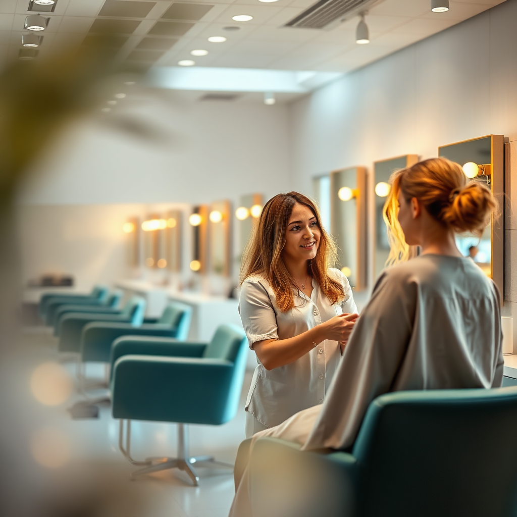 Website project for a salon and spa