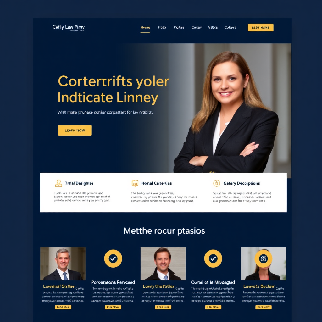 Corporate Law Firm Website