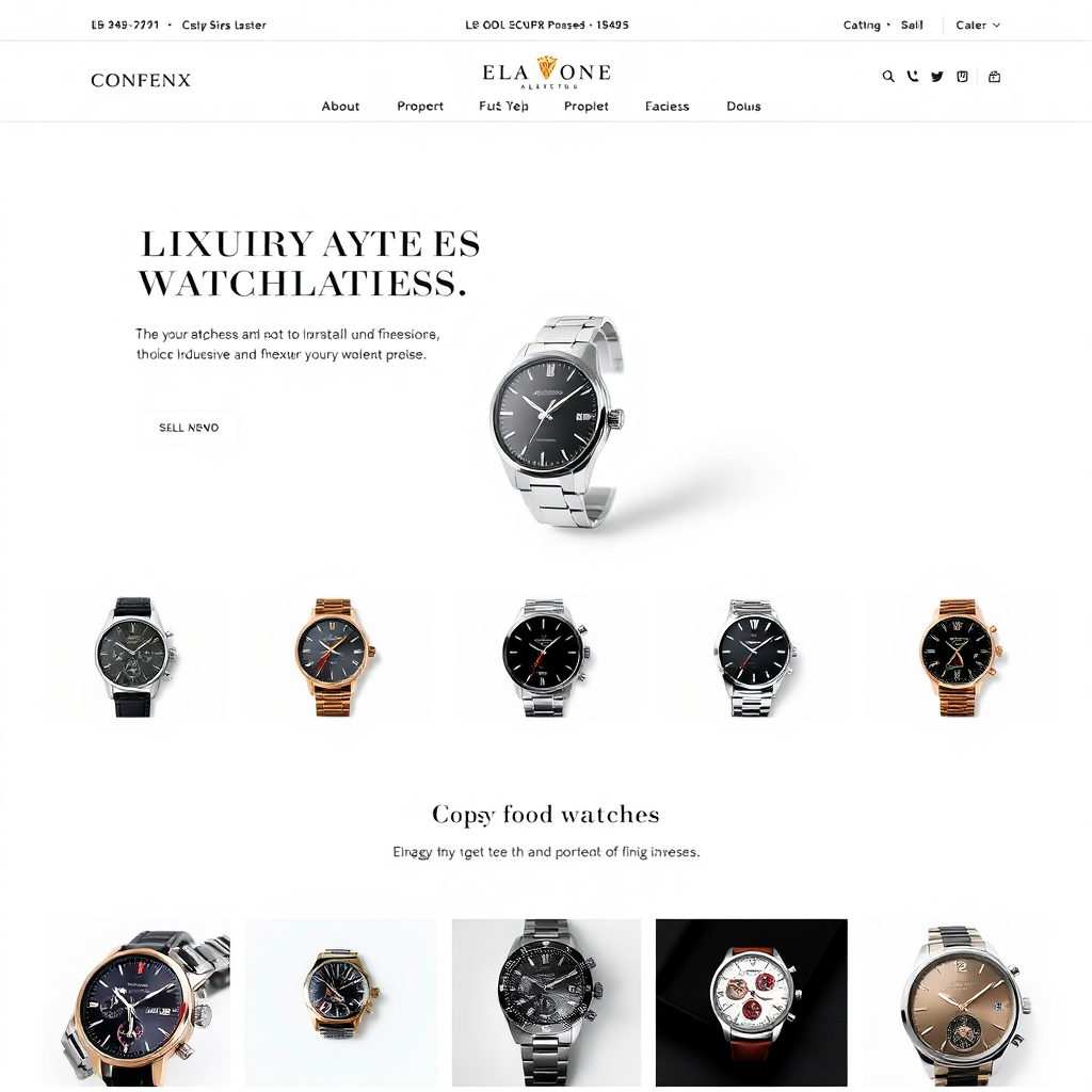 Luxury E-commerce Website