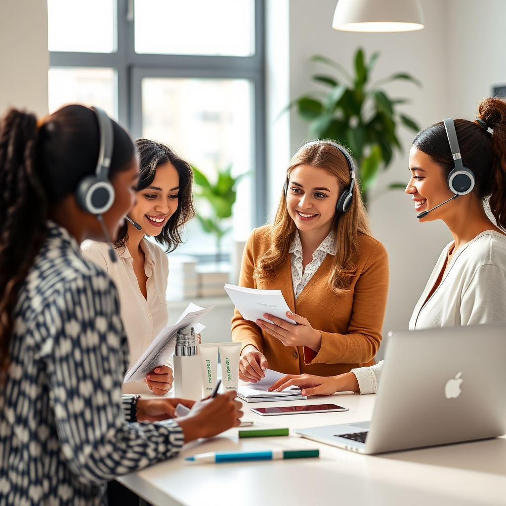 Support and account management imagery