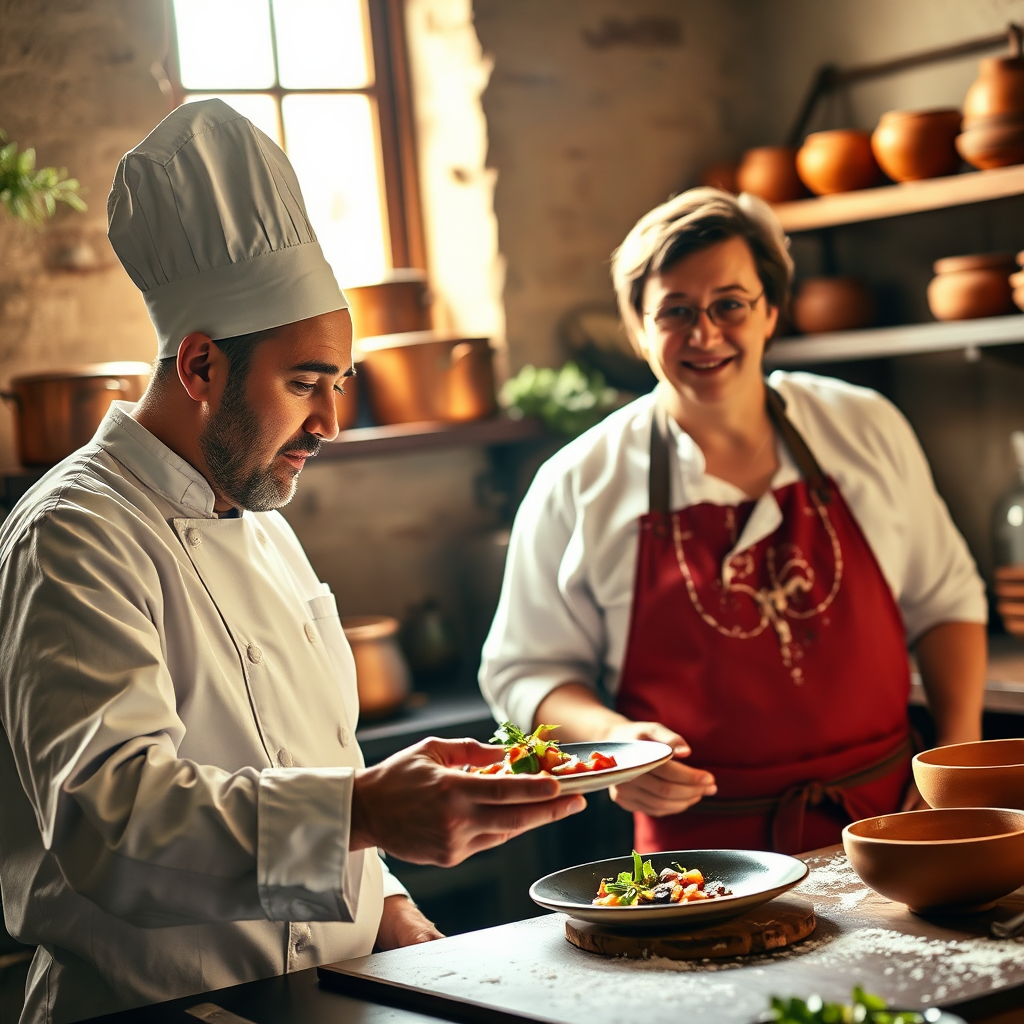 Chefs working in the HAZ kitchen