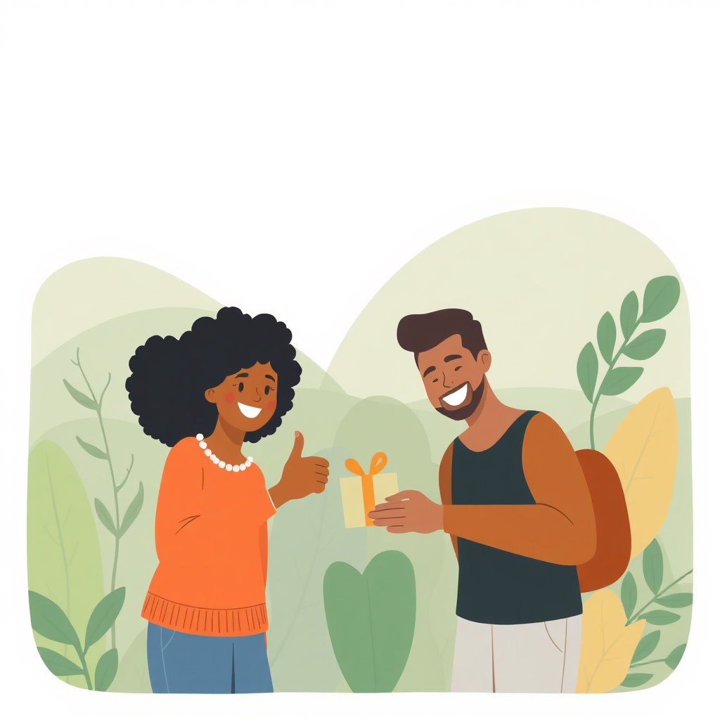 Refer a friend illustration