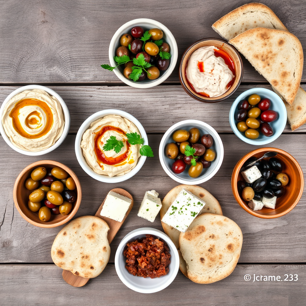 Mezze spread