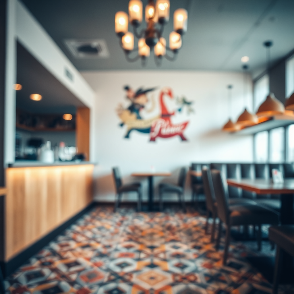 Restaurant interior design detail