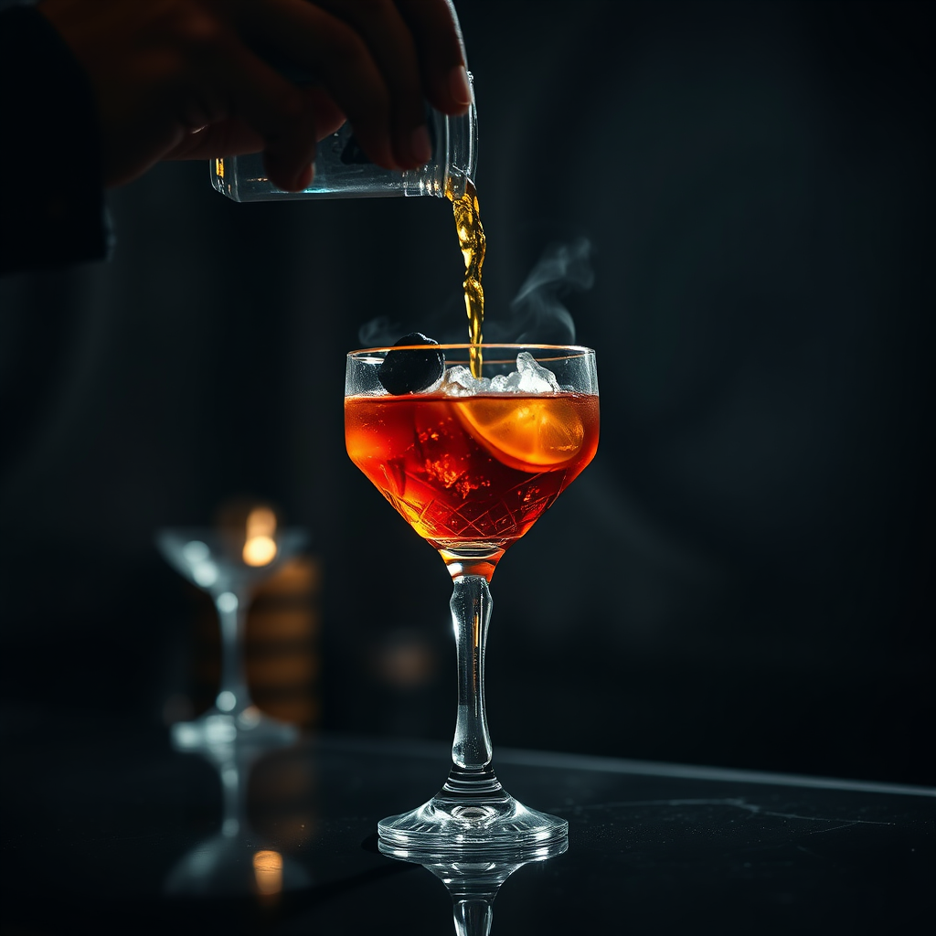 Signature Cocktail at Haz Bar