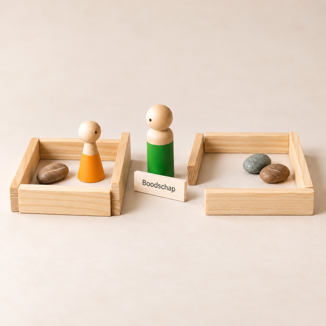 Materiaal van De Tuinmetafoor op tafel