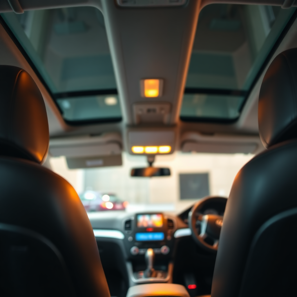 Premium taxi interior