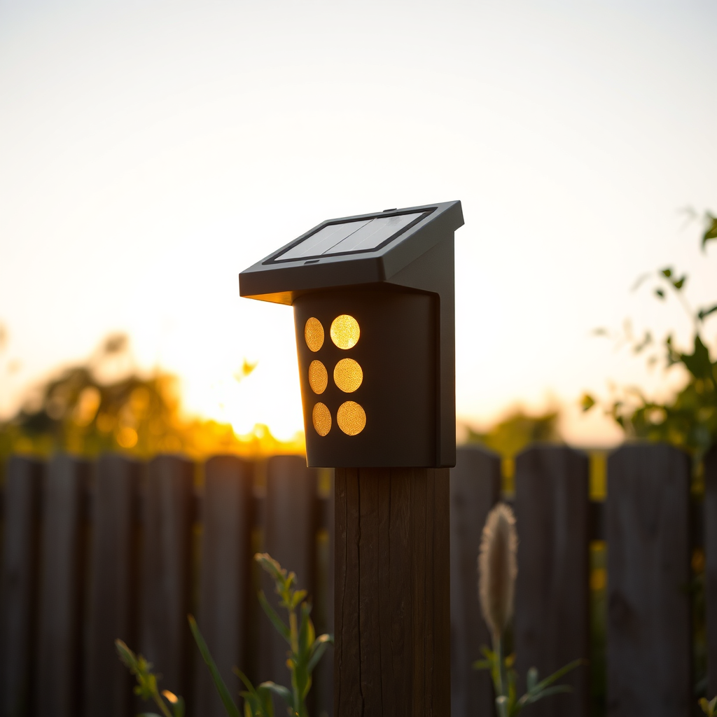 Close-up of GardenCave light housing