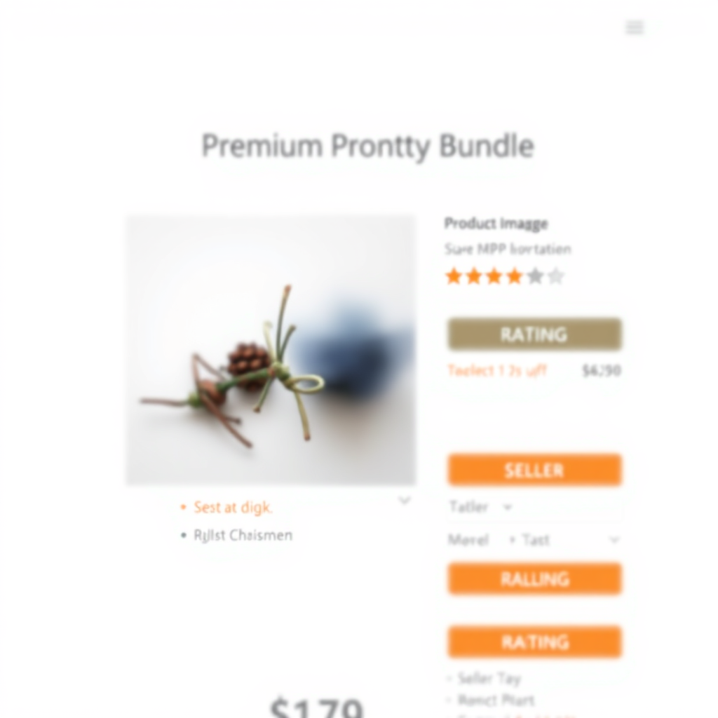 Marketplace style screenshot showing a listing of 50 prompts priced at $50