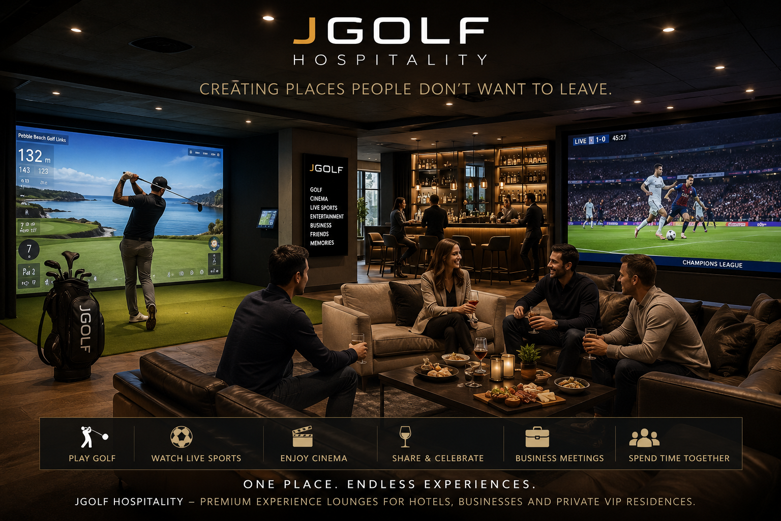 JGOLF Hospitality concept overview