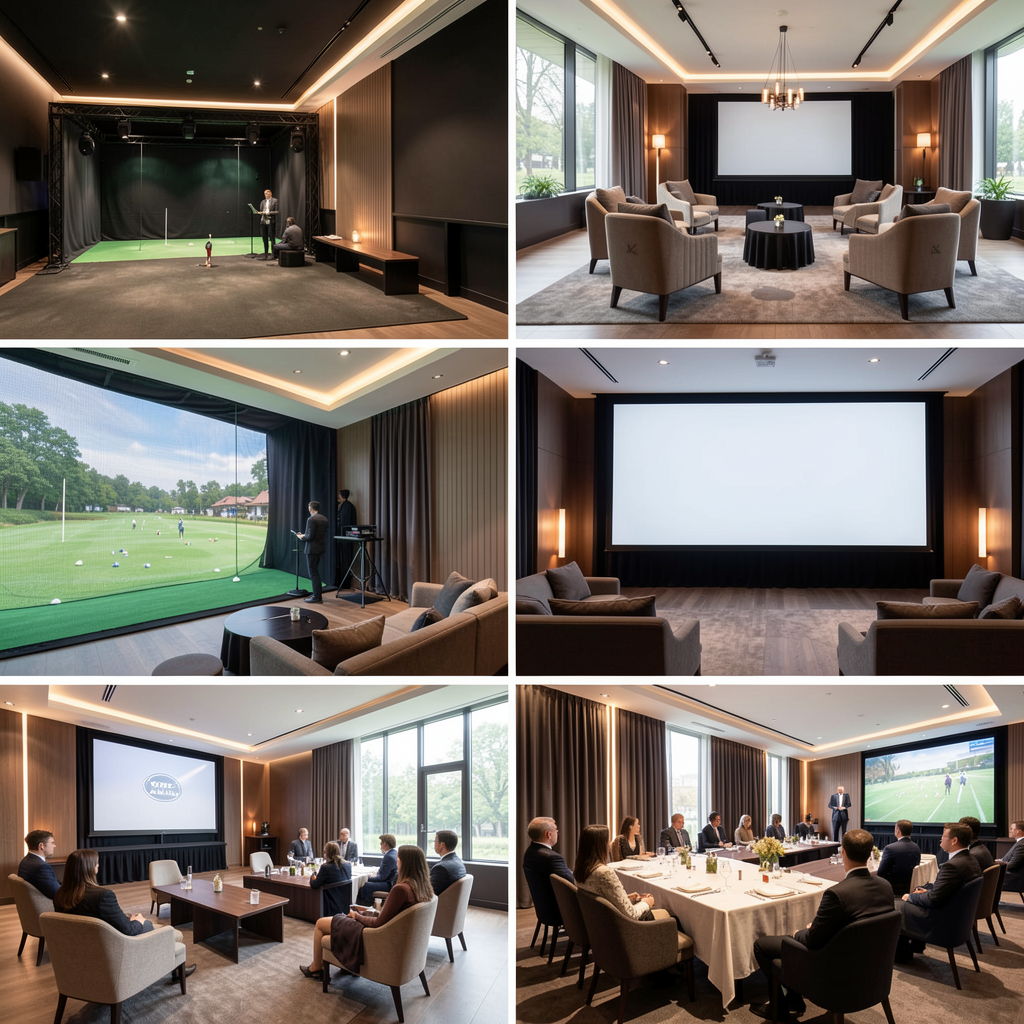 Flexible hospitality space designed for multiple uses