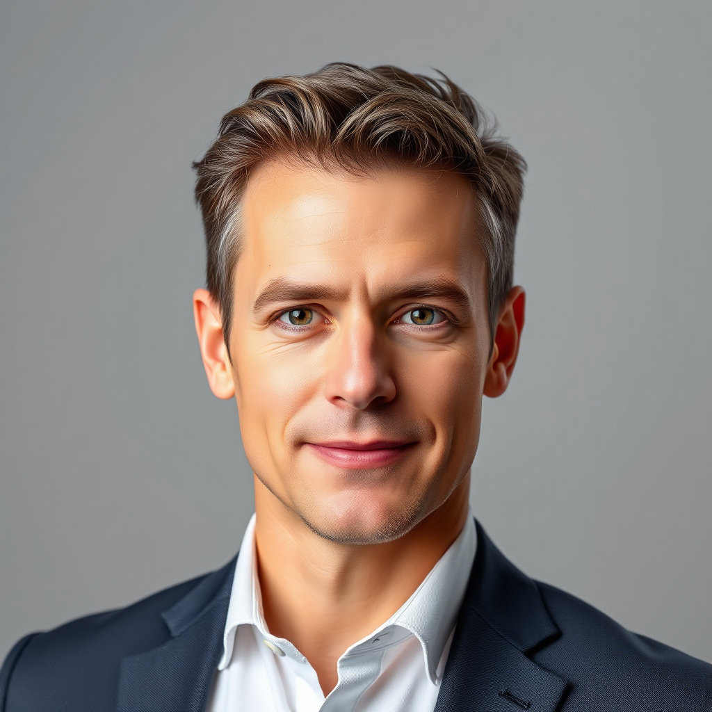 Headshot of a real estate broker