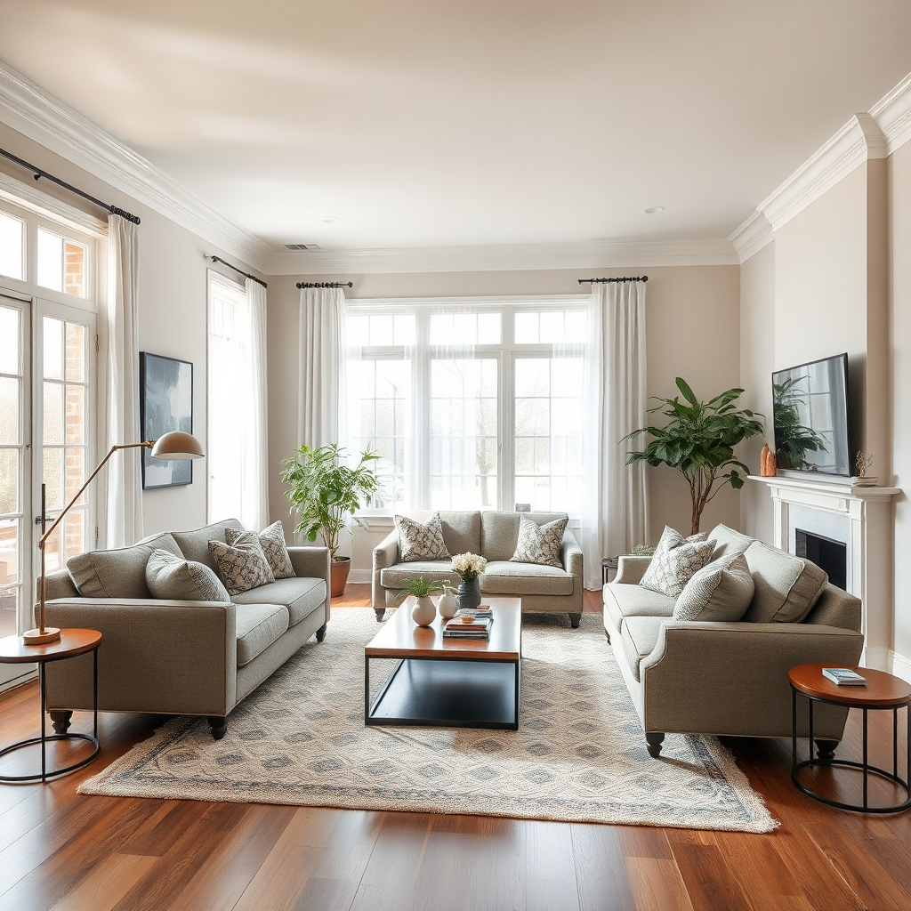 Edited interior listing photo after color correction and cleanup