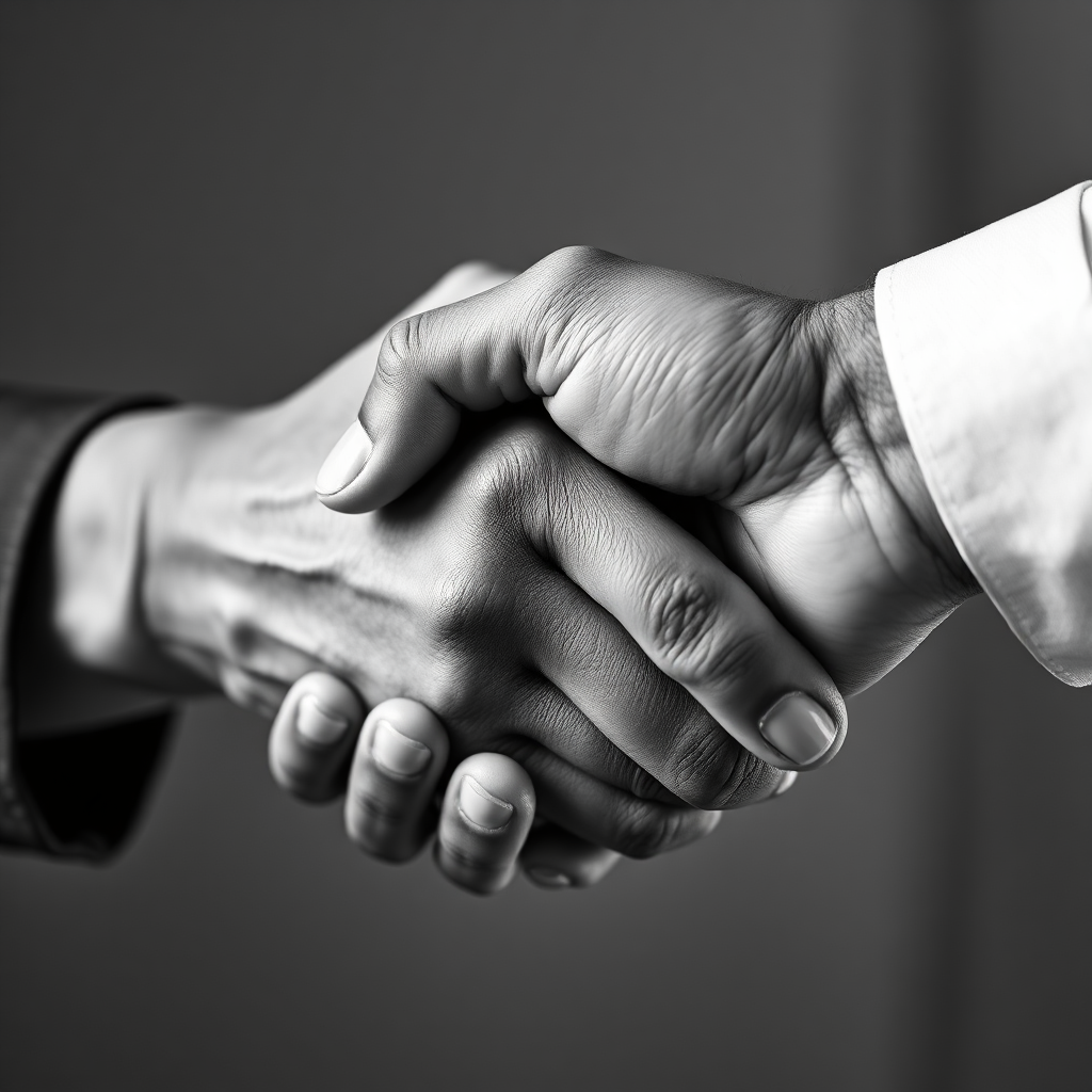 Diverse hands joined