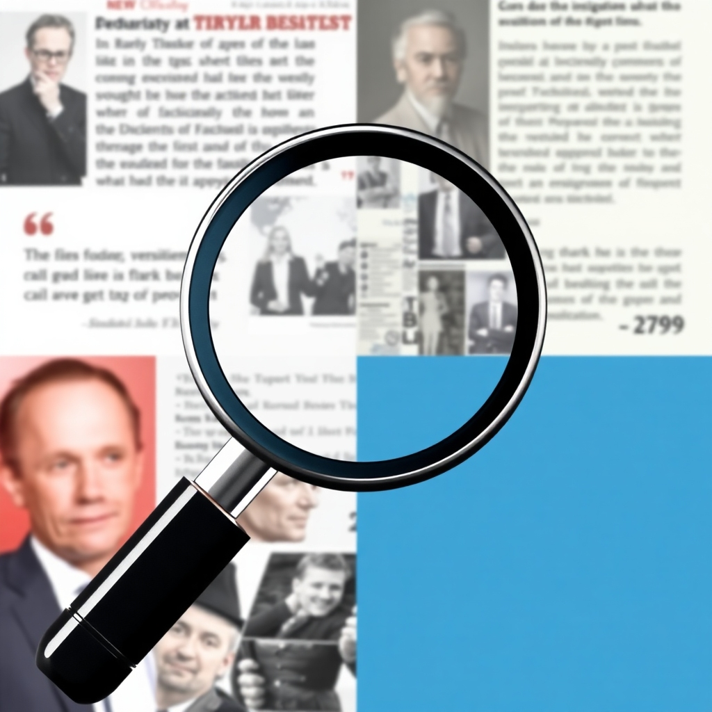 Create an image representing a thorough investigation or news report, perhaps a collage of relevant imagery, news quotes or statistics. The style should be of a well-researched and detailed report. The colors should reflect an earnest and neutral approach, promoting unbiased reporting.